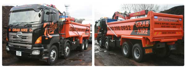 APS Grab Hire : Freephone 0800 298 0952